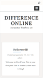 Mobile Screenshot of differenceonline.com