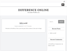 Tablet Screenshot of differenceonline.com